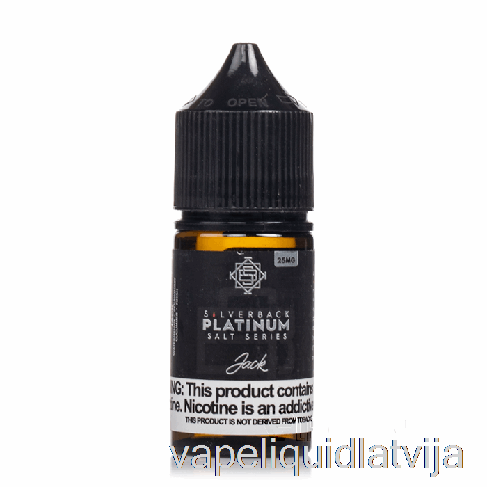 Jack - Silverback Platinum Series Salts - 30ml 45mg Vape šķidrums